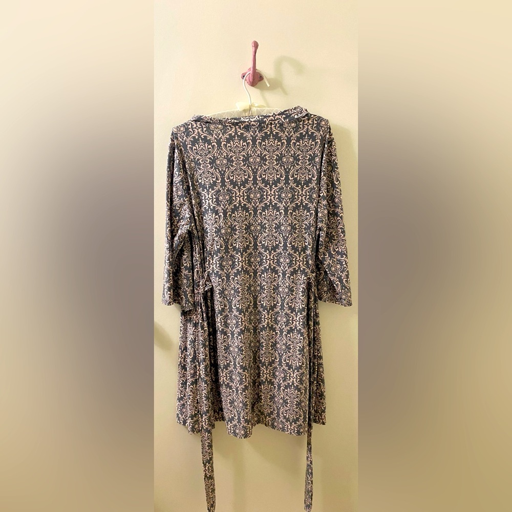 Rene Rofe Floral Pajama Dress & Robe - Picture 6 of 6